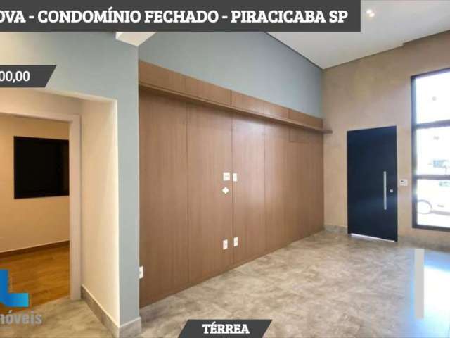 Casa em Condomínio para Venda em Piracicaba, Jardim Califórnia, 3 dormitórios, 1 suíte, 3 banheiros, 2 vagas