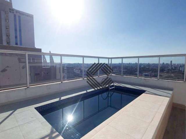 Cobertura duplex com 180m², piscina privativa e vista espetacular - 1.200.000 - Parque Campolim - Sorocaba/SP