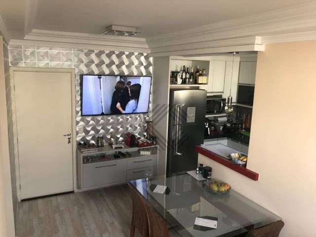 Lindo apartamento com 2 dormitórios, sendo 1 suíte à venda, 52 m² por R$ 300.000 - Cerrado - Zona Oeste - Sorocaba/SP