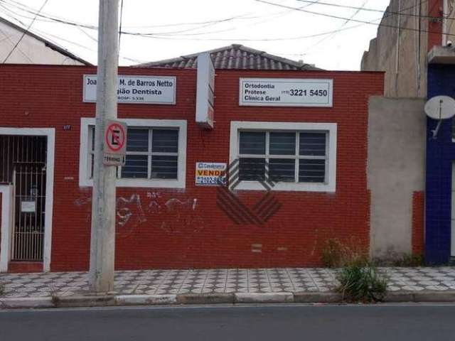 OPORTUNIDADE !! Casa Comercial - Avenida General Carneiro em frente ao Tauste com 6 salas à venda, ac 124/ at 250 m²  - Sorocaba/SP.