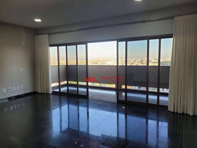 Apartamento com 3 dormitórios para alugar, 204 m² por R$ 7.079,72 - Edifício Albatroz - Indaiatuba/SP