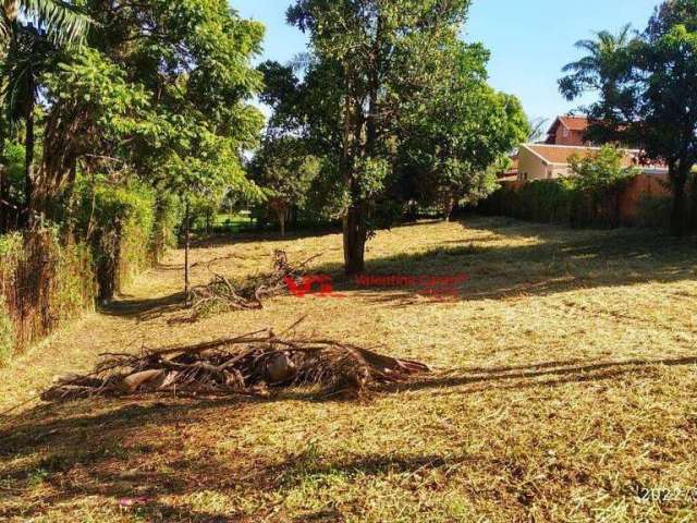 Terreno à venda, 1000 m² por R$ 710.000,00 - Terras de Itaici - Indaiatuba/SP