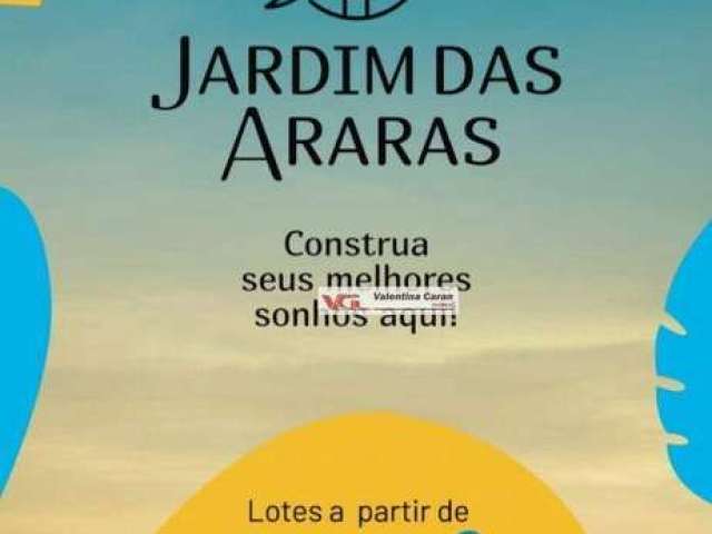 Terreno à venda, 150 m² por R$ 210.000,00 - Jardim das Araras - Indaiatuba/SP