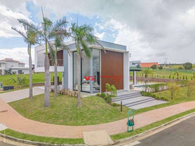 Linda casa com 5 dormitórios à venda, 422 m² por R$ 3.660.000 -Residencial  Jardim do Golf - Indaiatuba/SP