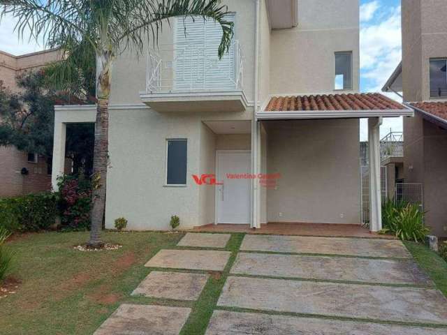 Sobrado com 3 dormitórios para alugar, 169 m² por R$ 6.520,00/mês - Condomínio Jardim dos Aromas - Indaiatuba/SP