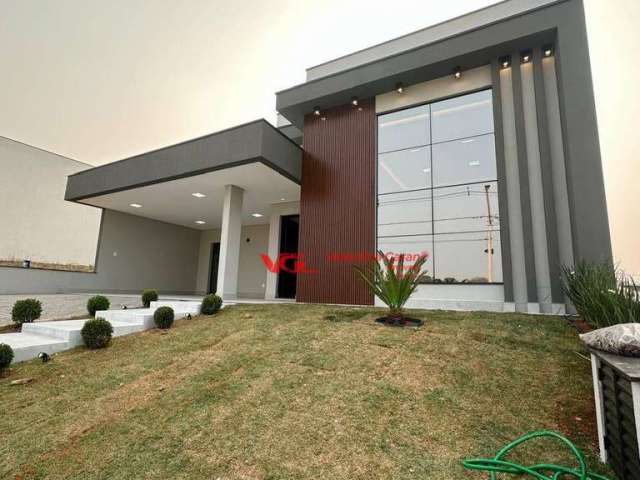 Casa Nova com 3 suítes à venda, 192 m² por R$ 1.598.000 - Jardim Residencial Milano - Indaiatuba/São Paulo