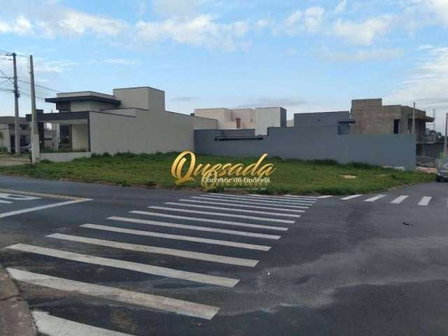 Ótimo terreno residencial de esquina á venda com 218 m², Condomínio Vila Ytú, Indaiatuba.