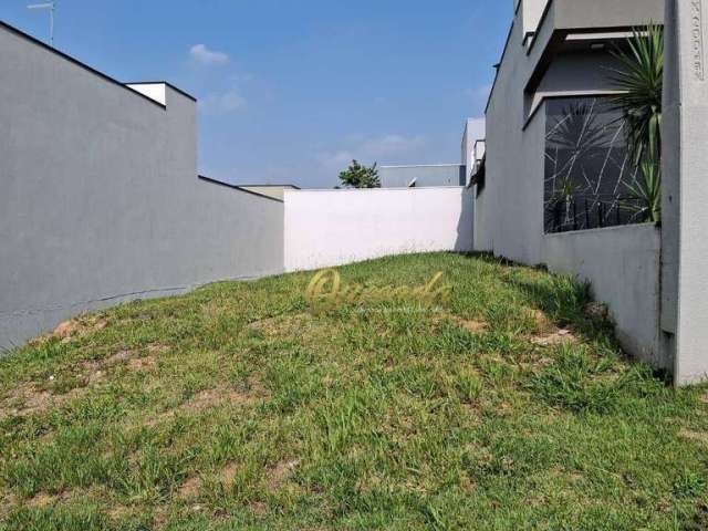 Terreno residencial à venda de 200 m², lazer no condomínio Brescia, Indaiatuba.