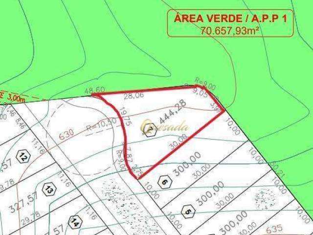 Terreno residencial, á venda , 444,28 m², no condomínio Park Vista Real, Indaiatuba.