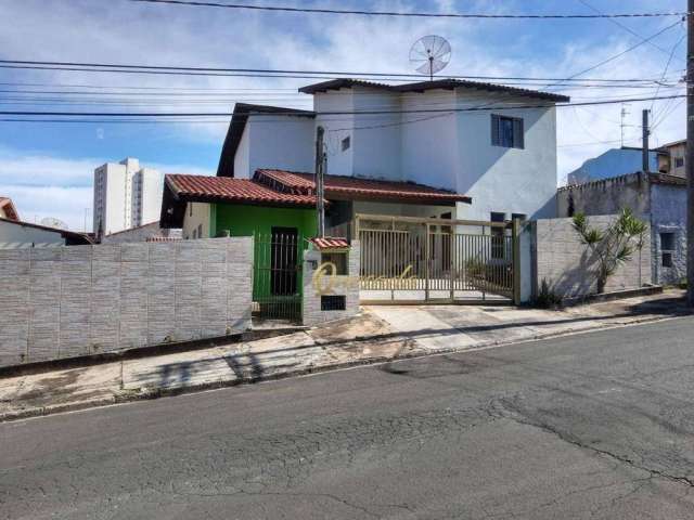 Sobrado à venda de esquina, 3 quartos, com sala comercial, Jardim Primavera, Indaiatuba.