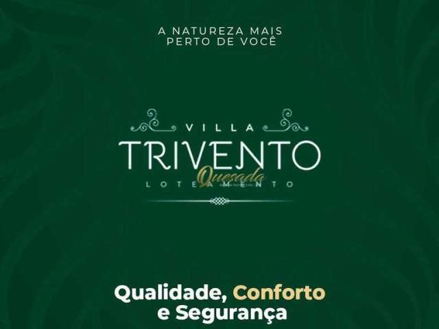 Lançamento, terreno de 356,41 m², à venda, plano no Condomínio Villa Trivento, Indaiatuba.