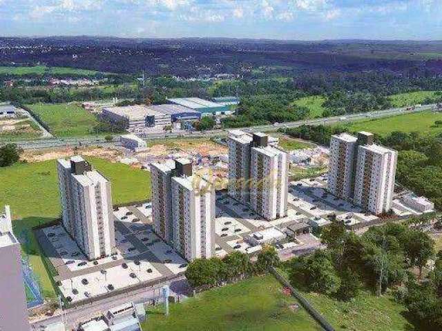 Apartamento de 74,06 m² à venda, 3 quartos, 1 suíte, Condomínio Manai Residence, Indaiatuba.