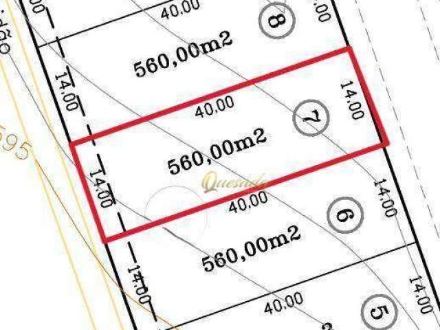 Terreno Residencial, à venda, 560 m², plano, no condomínio Santa Maria, Indaiatuba.