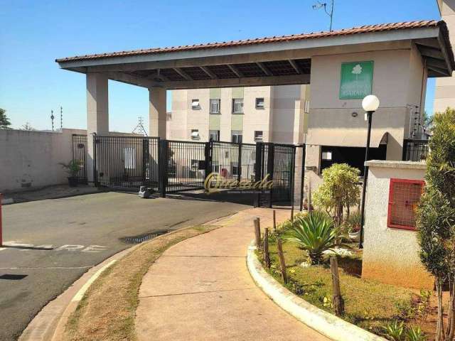 Apartamento de 56 m² com 2 dormitórios, 1 suíte, no Condomínio Garapá, Indaiatuba.