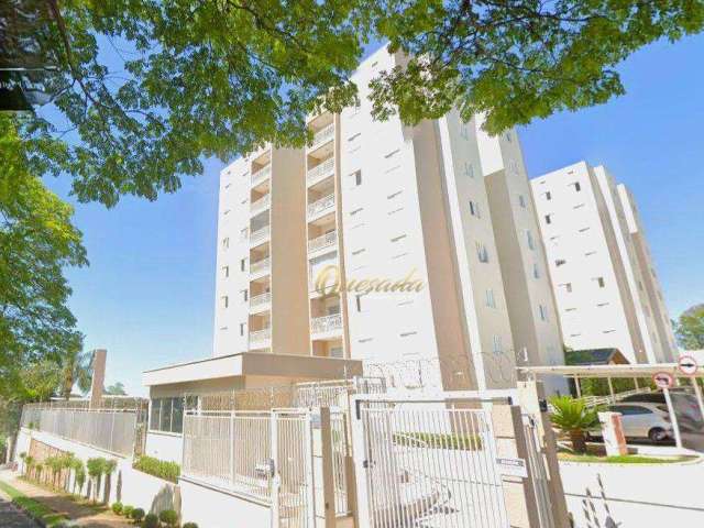 Apartamento à venda 3 dormitórios, 1 suíte, ar, planejados, edifício Vertentes de Itaici, Indaiatuba.