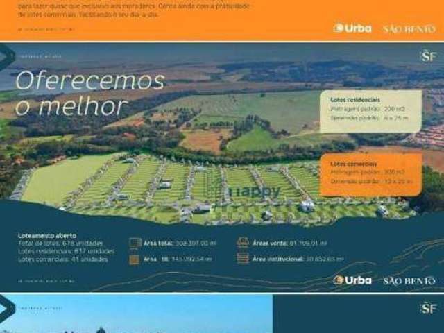 Terreno à venda, 200 m² por R$ 150.093 - Alto São Fernando - Paulínia/SP