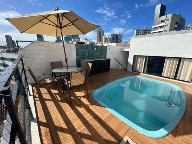 Cobertura Duplex no Rio Vermelho com 3|4, 02G e 120M²