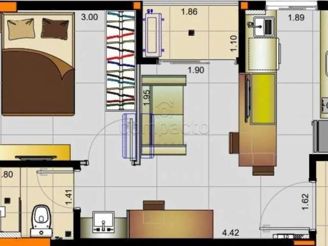 Apartamento Studio em São José do Rio Preto