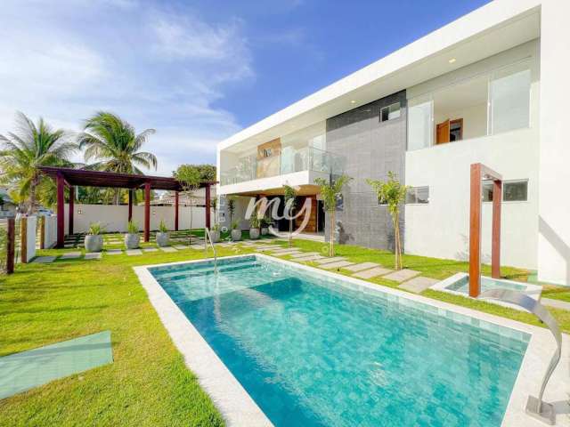 Guarajuba| Casa com 322 m2| Acesso à praia| 6 suítes| 2 vagas| Cond. Paraíso