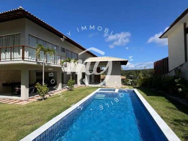 Praia do Forte| Casa Luxuosa Duplex| Mobiliada| 340 m2| 5 Suítes| Área Gourmet| Piscina