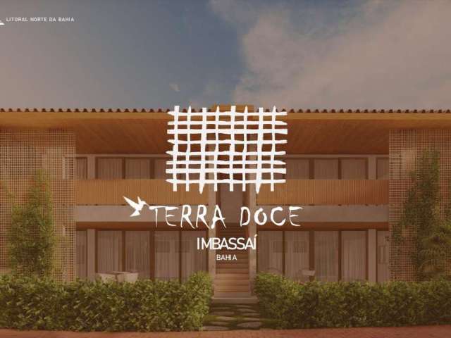 Imbassaí| Apartamentos Superiores com 80m²| 1 ou 2 Dormitórios| no Terra Doce Imbassaí