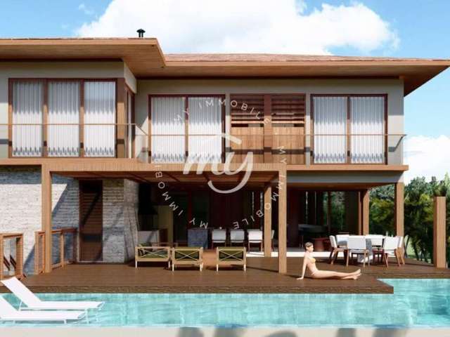 Praia do Forte| Casa Duplex em Construção| 586m²| 6 Suites| Piscina| Area Gourmet