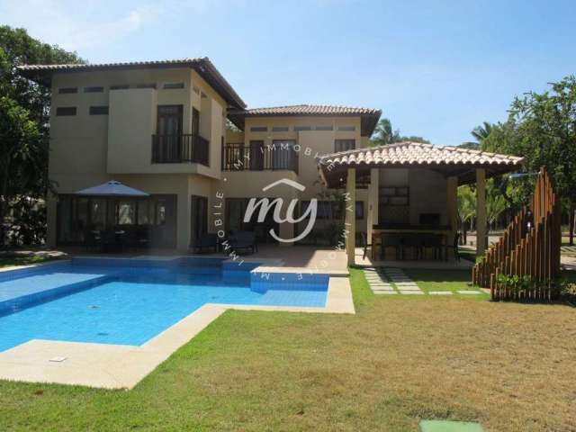 Costa do Sauipe| Casa Duplex com 415m²| Mobiliada| 4 Suites| 5 Vagas