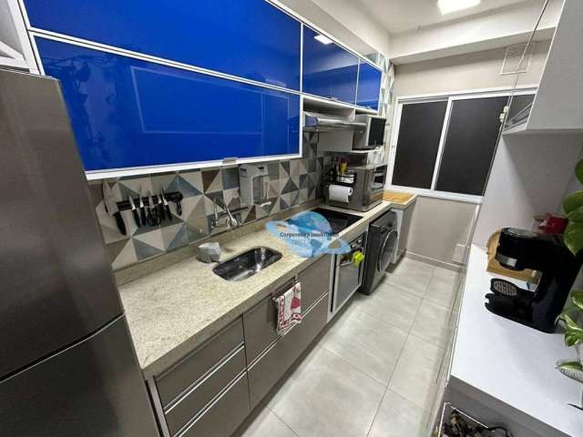 Apartamento com 2 dormitórios à venda, 57 m² por R$ 349.000 - Condomnio Reserva So Carlos - Sorocaba/SP