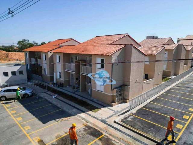 Casa Condomínio Vila Vic com 2 dormitórios para alugar, 50 m² por R$ 1.600/mês - Céu Azul Residencial - Indaiatuba/SP