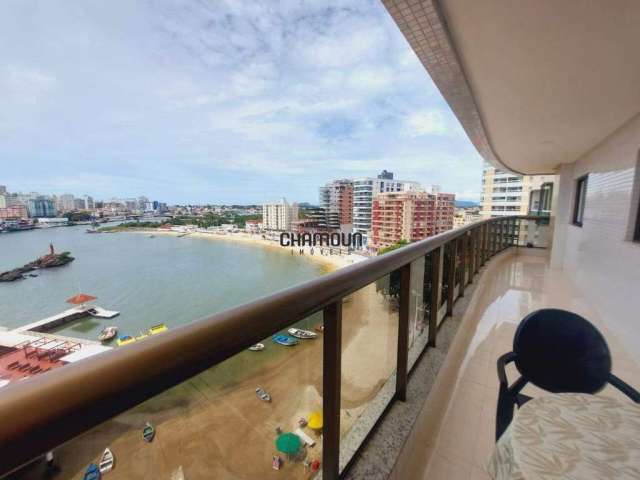 Apartamento a venda frente mar com 96 m² com 3 quartos, 2 vagas e lazer na Prainha - Guarapari ES