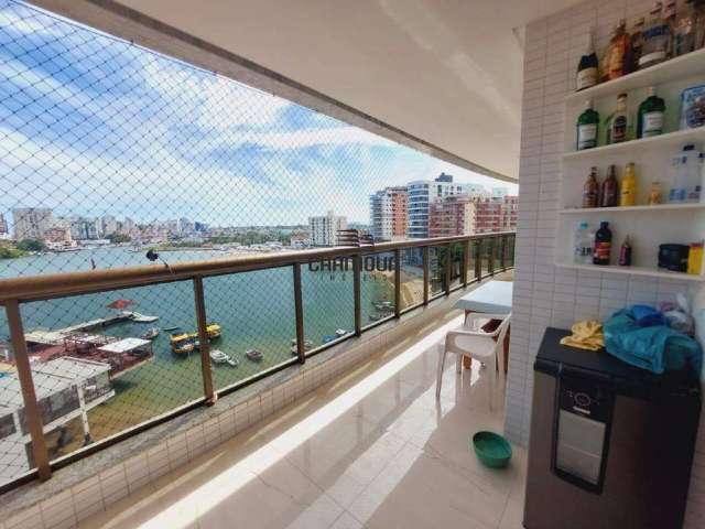 Apartamento a venda frente mar com 96 m² com 3 quartos, 2 vagas e lazer na Prainha - Guarapari ES