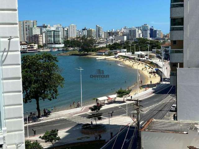 Apartamento com 2 suítes. varanda com vista para o mar e 2 vagas de garagem a venda na Prainha, Guarapari/ES.