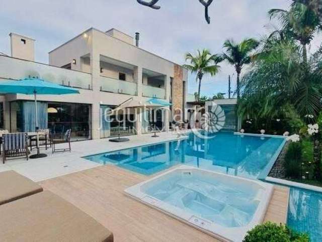 Casa em condomínio fechado com 7 quartos para alugar no Jardim Acapulco, Guarujá  por R$ 60.000