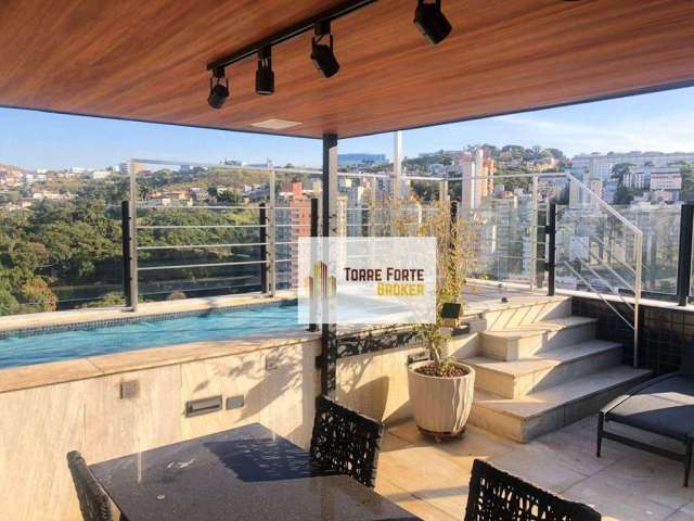 Cobertura com 4 dormitórios à venda, 204 m² por R$ 1.989.000,00 - Vila Paris - Belo Horizonte/MG