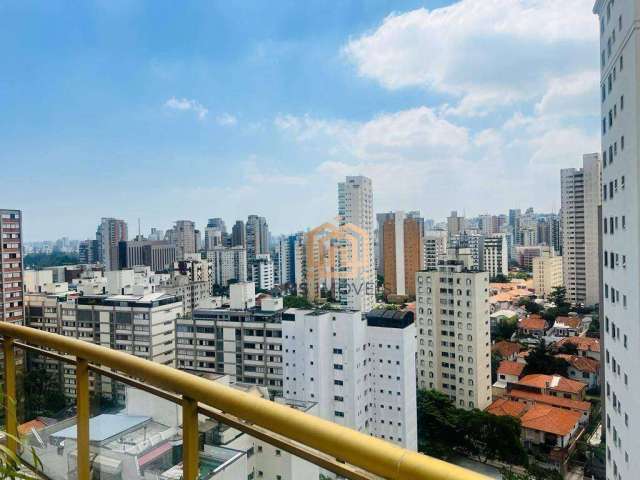 Cobertura com 2 dormitórios para alugar, 176 m² por R$ 14.283,58/mês - Vila Mariana - São Paulo/SP