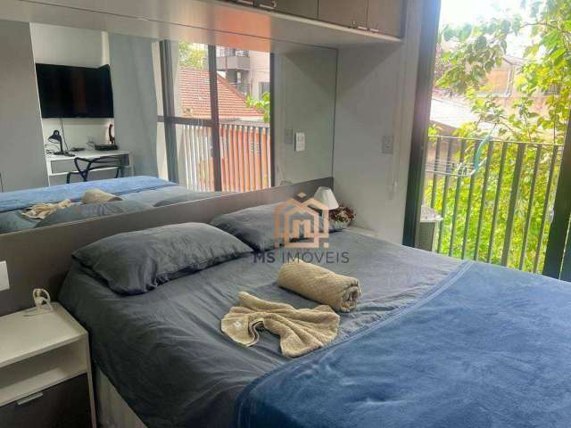 Studio 1Dorm, mobíliado, com ar condicionado, melhor localização da Vila Mariana.