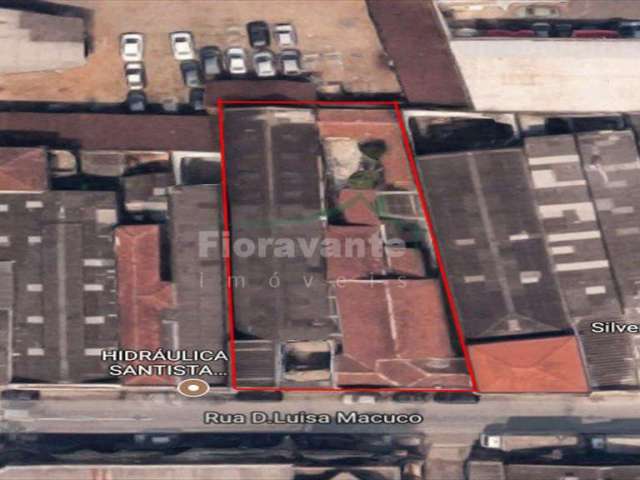 Terreno comercial para alugar na Rua Dona Luísa Macuco, Vila Mathias, Santos por R$ 20.000