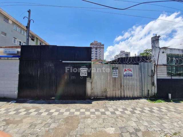 Terreno comercial para alugar na Rua Carlos Gomes, Campo Grande, Santos por R$ 6.200