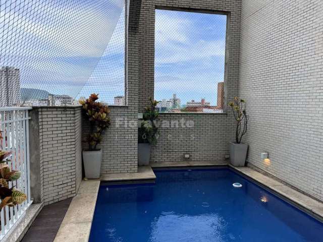 Cobertura com 3 quartos à venda na Rua Waldomiro Silveira, Vila Rica, Santos, 425 m2 por R$ 5.320.000