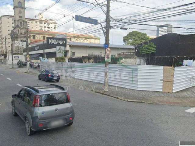 Excelente terreno- esquina positiva- av. ana costa em santos