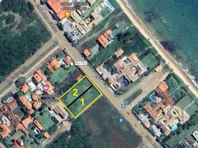 Terreno à venda, 1900 m² por R$ 1.900.000,00 - Marina - Armação dos Búzios/RJ