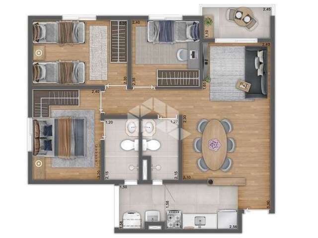 Apartamento em Limão