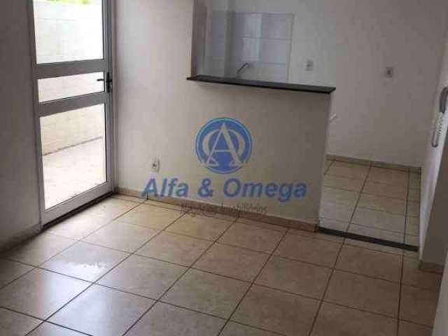 Apartamento com quintal no parque barcelona - 2 dormitórios - bauru / sp