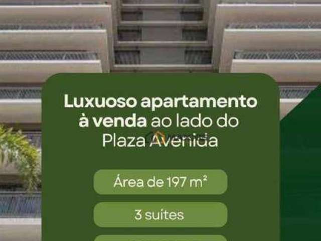 Apartamento alto padrão com 3 dormitórios à venda, 197 m² por R$ 1.600.000 - Jardim Walkíria - São José do Rio Preto/SP - HOLT PLACE - PLAZA AVENIDA