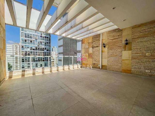 Penthouse com 4 dormitórios à venda, 328 m² por R$ 4.900.000,00 - Cerqueira César - São Paulo/SP