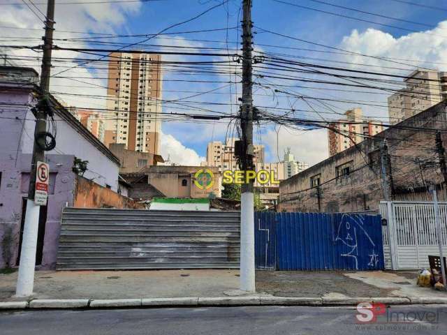 Terreno, 300 m² - venda por R$ 1.650.000,00 ou aluguel por R$ 9.516,50/mês - Tatuapé - São Paulo/SP