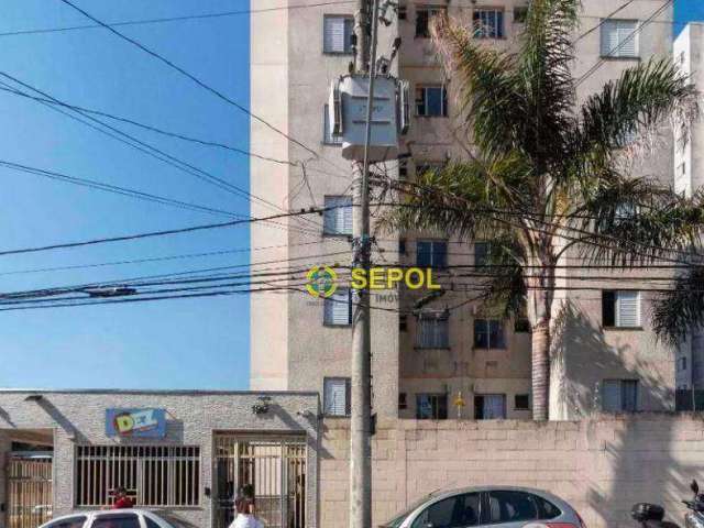 Apartamento com 2 dormitórios à venda, 45 m² por R$ 180.000,00 - Vila Curuçá - São Paulo/SP