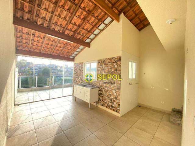 Cobertura com 2 dormitórios à venda, 42 m² por R$ 349.000,00 - Parque Erasmo Assunção - Santo André/SP