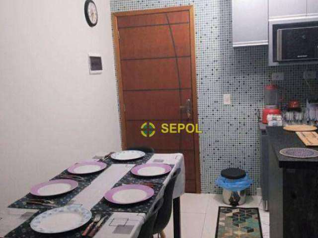 Apartamento com 2 dormitórios à venda, 43 m² por R$ 318.000,00 - Jardim do Estádio - Santo André/SP