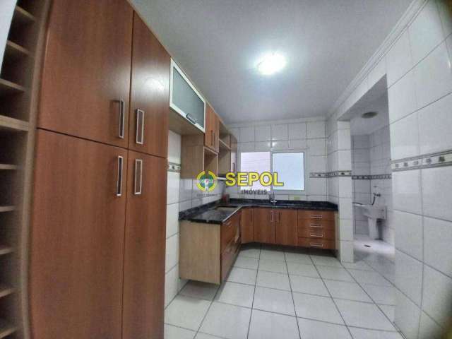 Apartamento com 2 dormitórios à venda, 67 m² por R$ 349.000,00 - Vila Humaitá - Santo André/SP